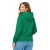 Bluza dresowa damska z kapturem kolor zielony roz.L